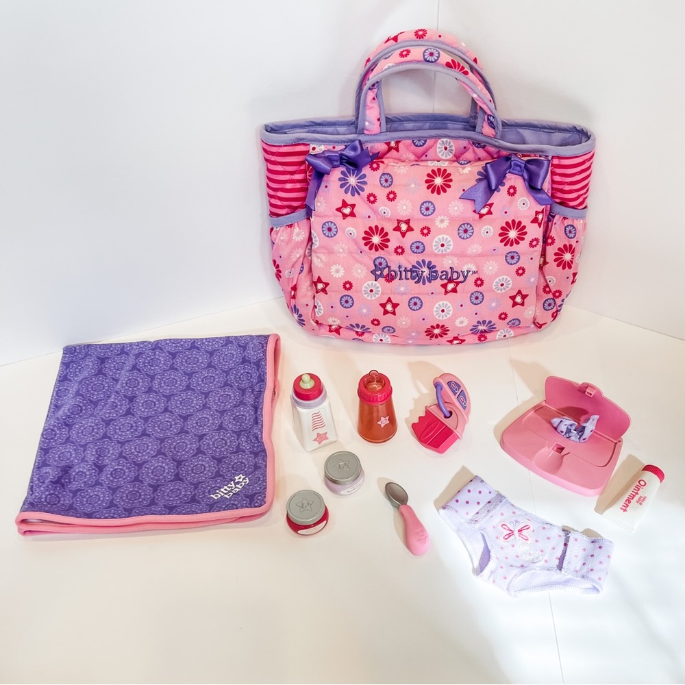 Bitty Baby Mommy’s Diaper Bag & Accessory Set (by American Girl)